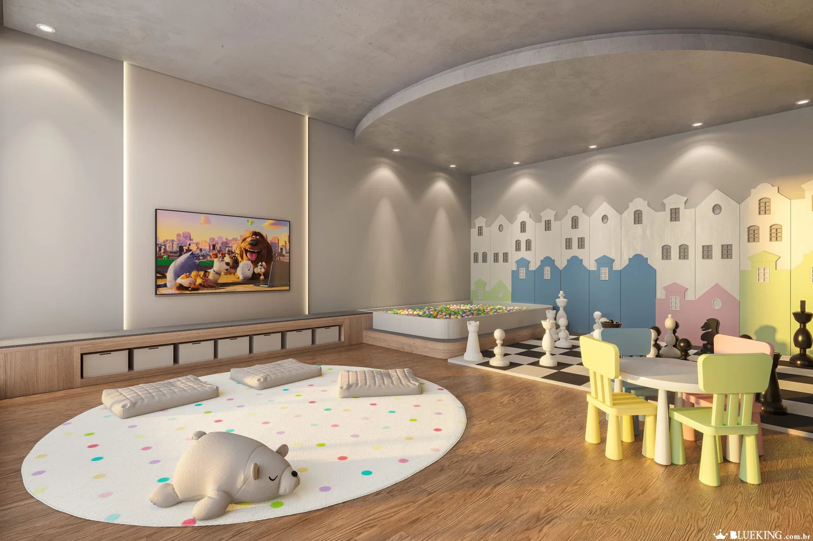Espaço kids do Sunny Coast