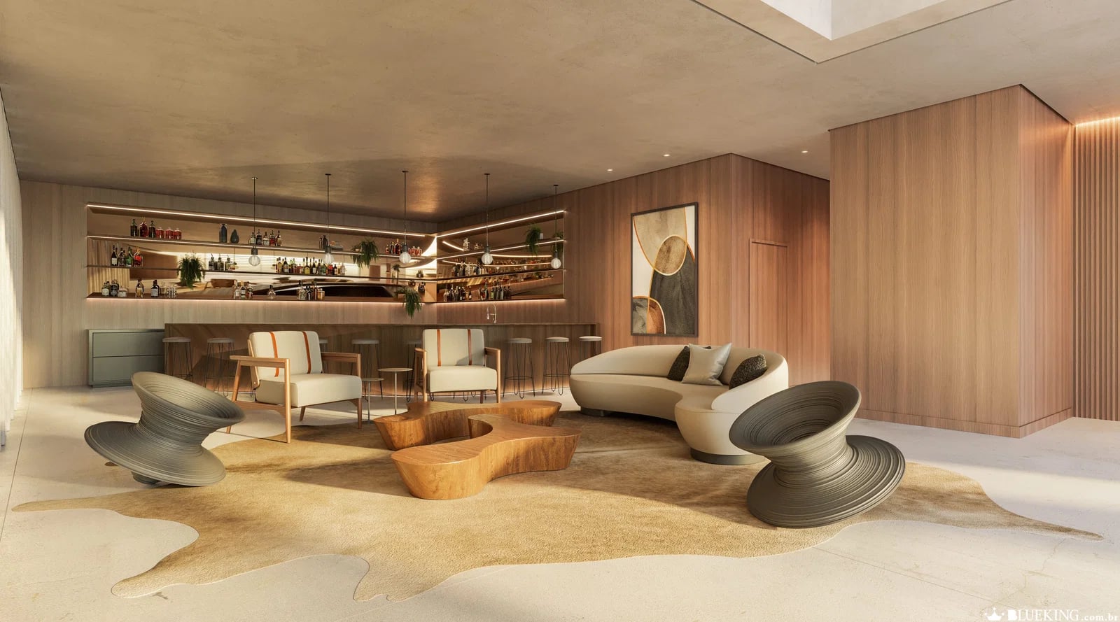 Lobby e bar do Sunny Coast